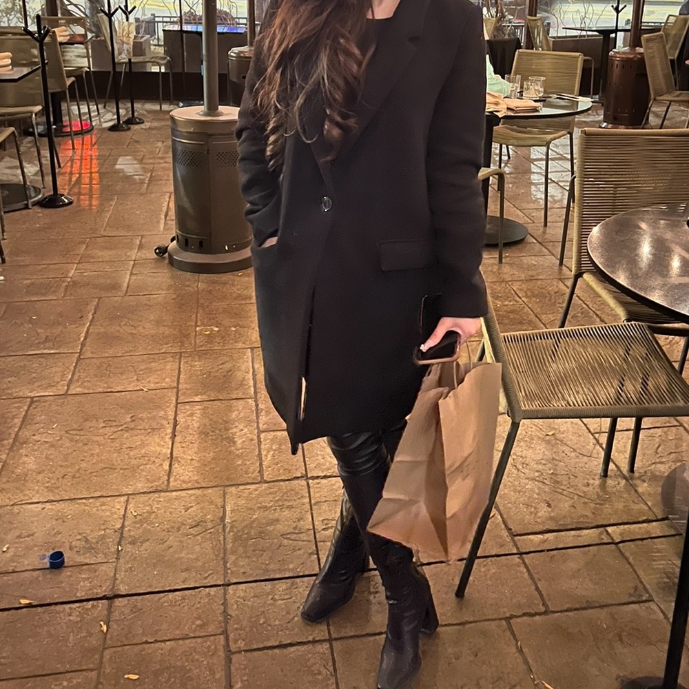 ZARA black coat